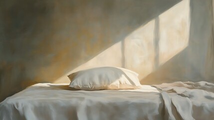 Top View of a Cozy Minimal Bedroom Promoting Sleep Hygiene