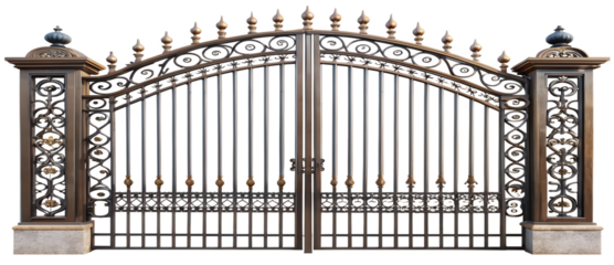 wrought iron gates