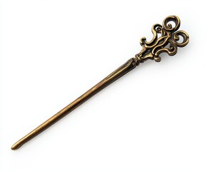 Hairpin isolated white background