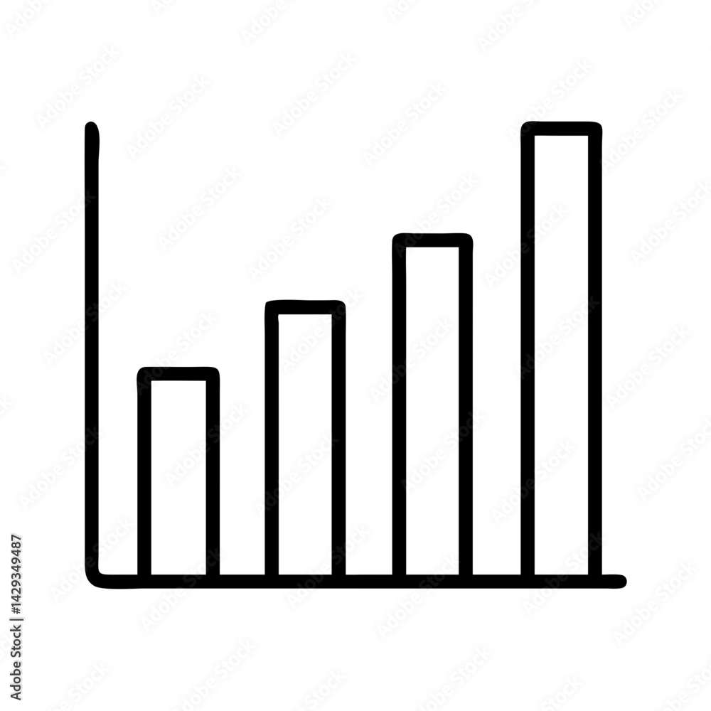 Poster bar graph chart diagram infographic data statistics analysis report business information growth succ