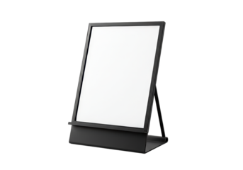 Menu frame display template — transparent background