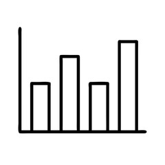 Bar graph chart diagram infographic statistical data analysis presentation report illustration vector