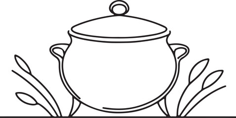 Magic Cauldron Illustration