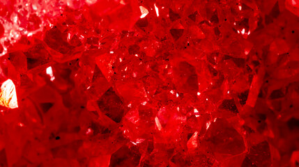Amethyst red crystals. Gems. Mineral crystals in the natural environment. Texture of precious and...