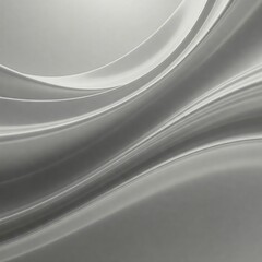 A sophisticated abstract design featuring smooth silver waves, creating a sleek and minimalist backdrop that enhances elegance in various applications.