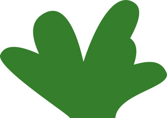 Solid style grass vector. Perfect for nature icons, eco-friendly logos, green project branding, outdoor scenes, and minimalist background elements.