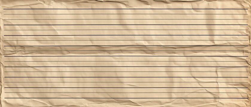 Lined Wrinkled Paper Texture Background
