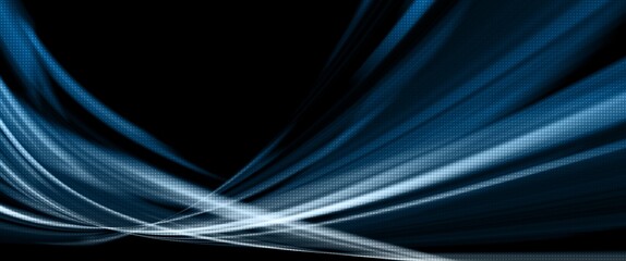 blue and grey abstract wave with halftone texture