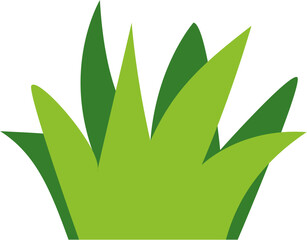 Two-tone grass vector design in flat style. Perfect for eco projects, nature-themed posters, gardening visuals, spring scenes, and green branding materials.