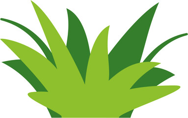 Two-tone grass vector design in flat style. Perfect for eco projects, nature-themed posters, gardening visuals, spring scenes, and green branding materials.