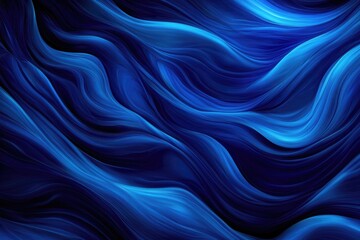 Fototapeta premium Dreamy Blue Ocean Waves