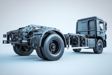 Commercial Vehicle Framework: Sleek Truck Chassis Design for Enhanced Performance and Durability