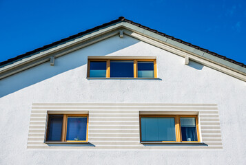 typical apartment house in austria
