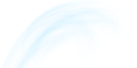 Air flow Isolated PNG and vector isolated. Effect of winter air and wind stream waves effect in blue color.