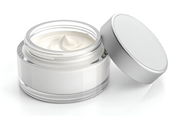jar of cream, face cream mockup for advertising, marketing and promotion concept 