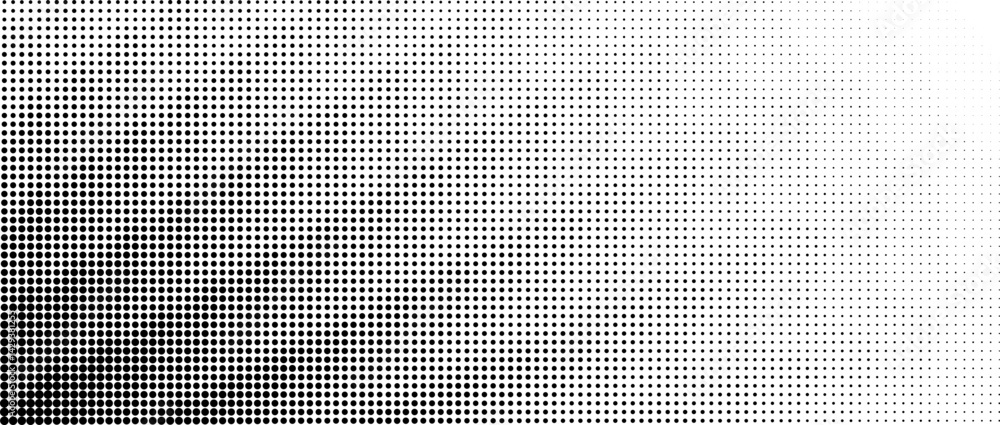 Poster halftone vector texture overlay. dot pattern template