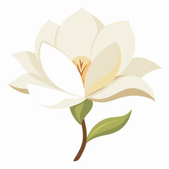 vector illustration of a yellow flower