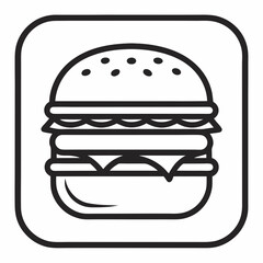 hamburger vector illustration
