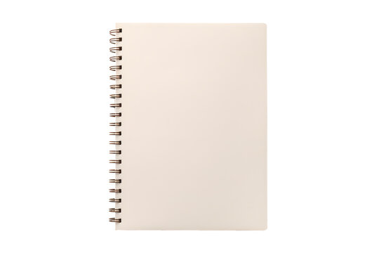 Spiral notebook isolated on transparent background