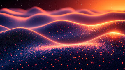 Fototapeta premium Abstract concept of genetic data analysis featuring vibrant DNA sequences and complex data visualizations symbolizing bioinformatics precision personalized medicine and genomic research