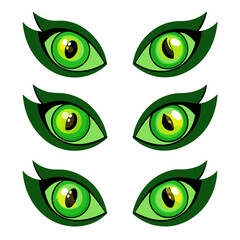 Set of Eye icons