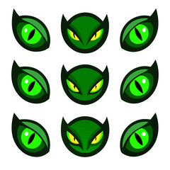 Set of Eye icons