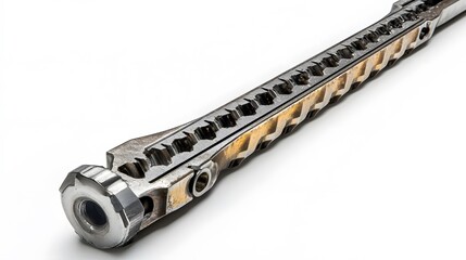 Fototapeta premium Precision Metal Part with Industrial Detail.