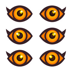 Set of Eye icons