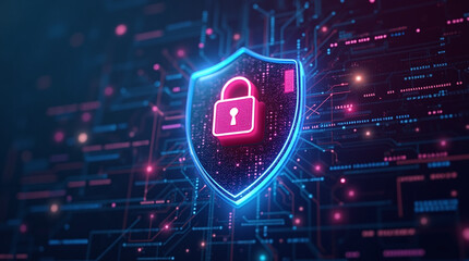 Cyber ​​security and data protection, internet network security, protect business and financial transaction data from cyber attack, user private data security encryption