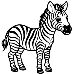 Obraz premium Zebra Line Art