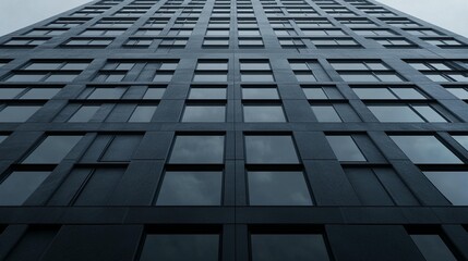 Dark gray abstract grid pattern texture background minimalist design