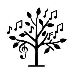 vector tree silhouette