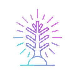 vector illustration of a tree