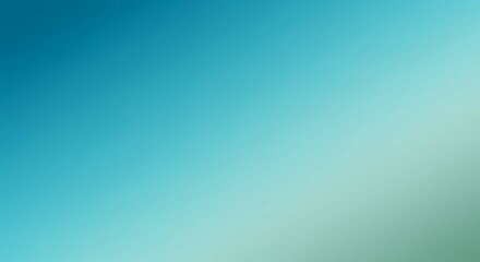Obraz premium Abstract Teal and Green Gradient Background Smooth Color Blend Soft Transition Digital Wallpaper