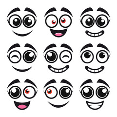 Set of Eye icons