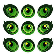 Set of Eye icons