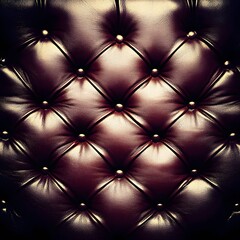 Fototapeta premium Luxury Brown Leather Upholstery Texture Background