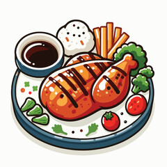 asian, teriyaki, food, japanese, cuisine, meal, meat, dish, dinner, plate, chinese, chicken, sauce, background, tasty, cooked, lunch, traditional, healthy, delicious, gourmet, sesame, restaurant, hot,