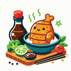 asian, teriyaki, food, japanese, cuisine, meal, meat, dish, dinner, plate, chinese, chicken, sauce, background, tasty, cooked, lunch, traditional, healthy, delicious, gourmet, sesame, restaurant, hot,