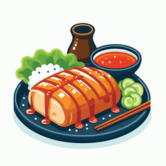 asian, teriyaki, food, japanese, cuisine, meal, meat, dish, dinner, plate, chinese, chicken, sauce, background, tasty, cooked, lunch, traditional, healthy, delicious, gourmet, sesame, restaurant, hot,