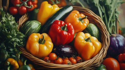 Delicate veggie artwork