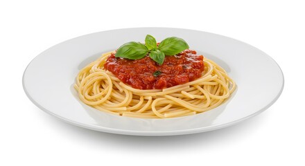 spaghetti with tomato sauce