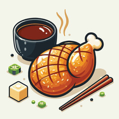 asian, teriyaki, food, japanese, cuisine, meal, meat, dish, dinner, plate, chinese, chicken, sauce, background, tasty, cooked, lunch, traditional, healthy, delicious, gourmet, sesame, restaurant, hot,