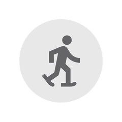 Snowshoeing Icon