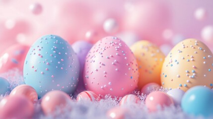 Fototapeta premium Happy Easter egg setup