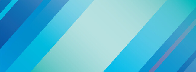 Fototapeta premium Banner background, abstract ,blue green gradations, slash effect , modern, memphis, eps 10
