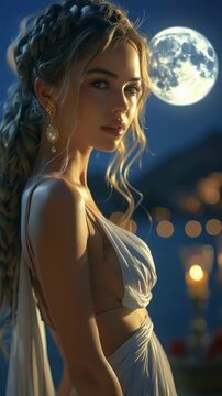 Eternal huntress view: Artemis stands for chastity virtue, lunar guide, life force, childbirth helper, greek myth icon, maiden symbol, diana match, homeric theme, youthful power, divine role