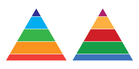 Maslow hierarchy of needs pyramid infographic diagram chart template with icon vector for business presentation has self actualization, esteem, belonging, safety and physiological. Motivational theory