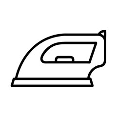 Ironing appliance vector illustration for clothes care and household chores equipment flat design