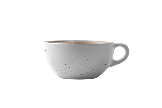 A steaming cup of coffee on a black background perfect for culinary and beverage themes